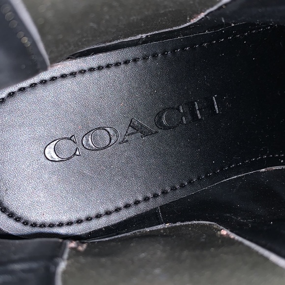 COACH Chelsea Leather Ankle Boot - Picture 7 of 9